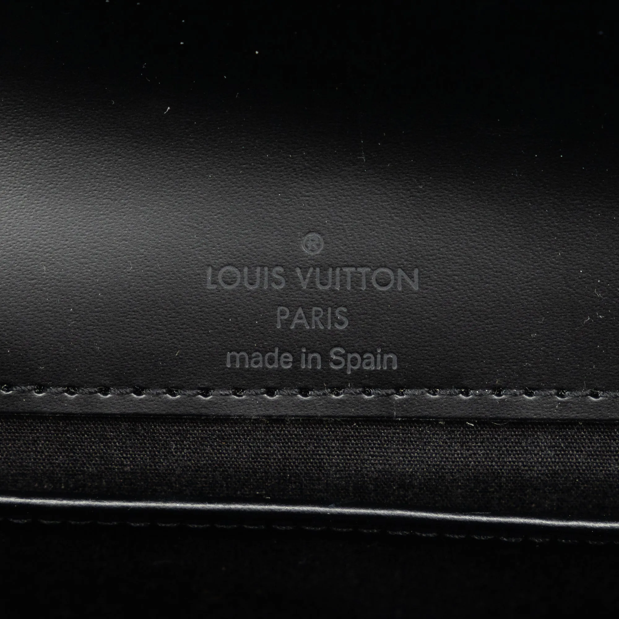 Black Louis Vuitton Epi Honfleur Shoulder Bag