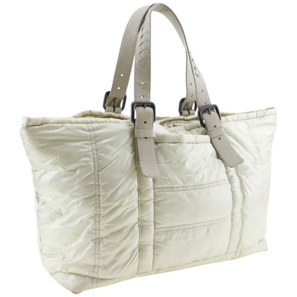 Bottega Veneta Beige Synthetic Handbag (Pre-Owned)