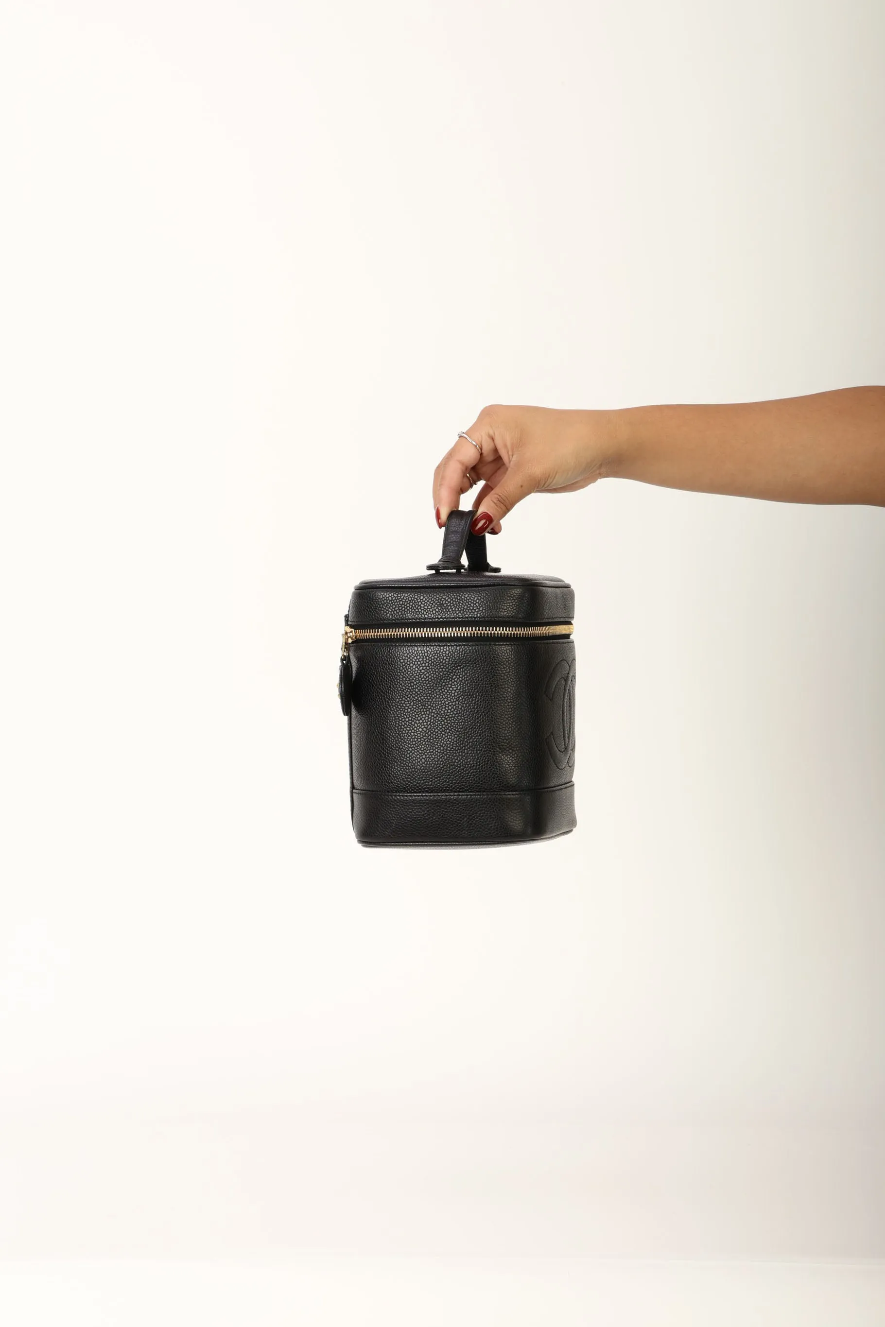 Chanel 1994 Caviar Vanity Bag w/ Chain
