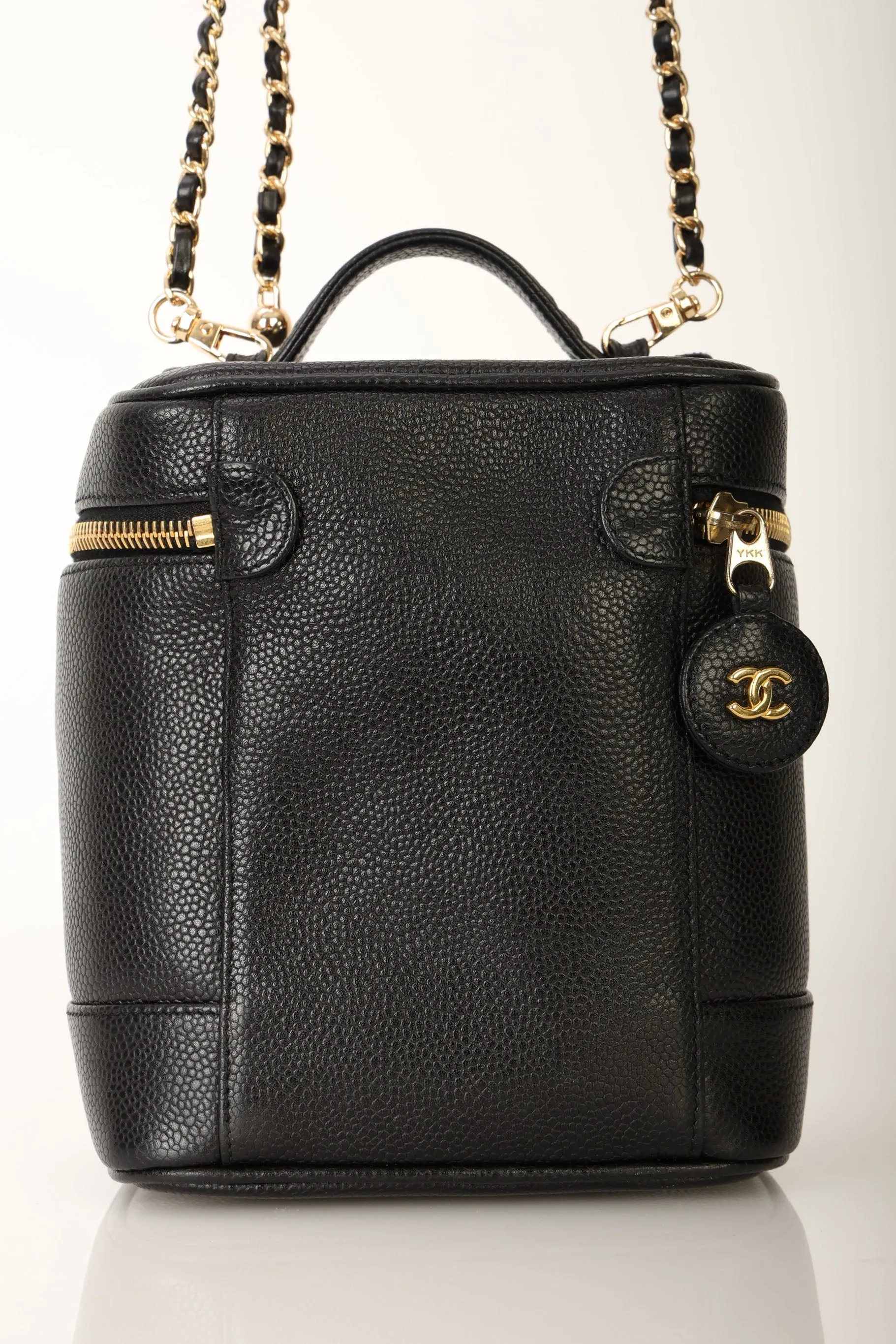 Chanel 1994 Caviar Vanity Bag w/ Chain