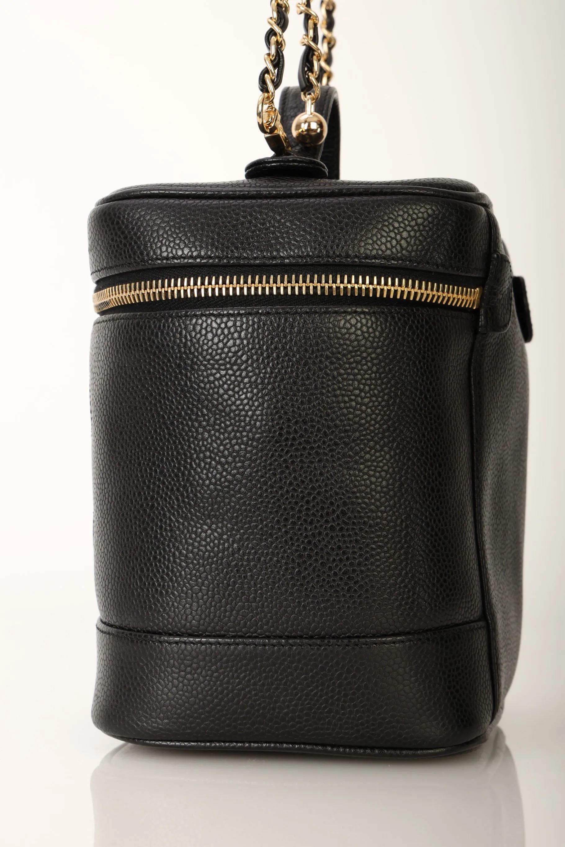 Chanel 1994 Caviar Vanity Bag w/ Chain
