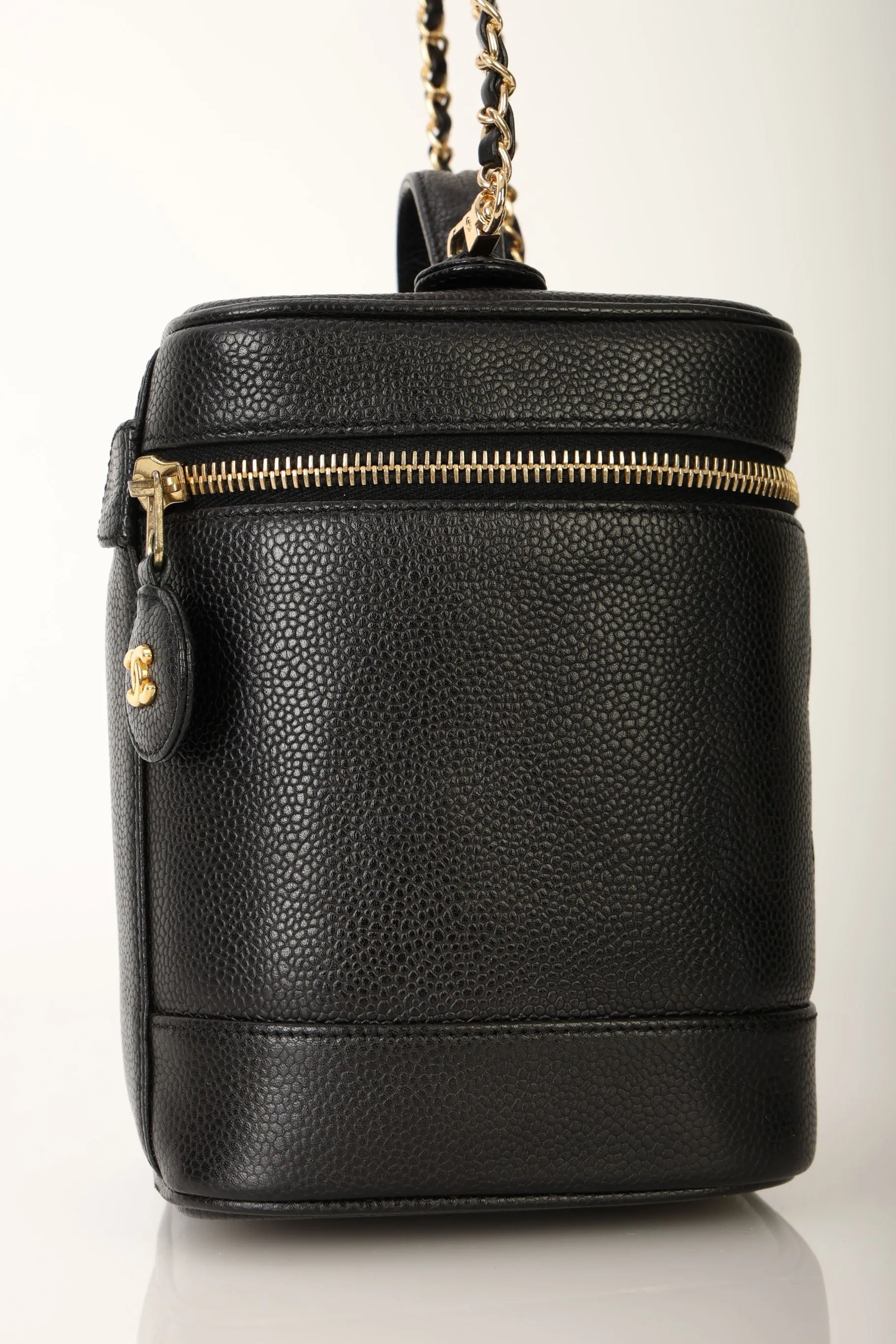 Chanel 1994 Caviar Vanity Bag w/ Chain
