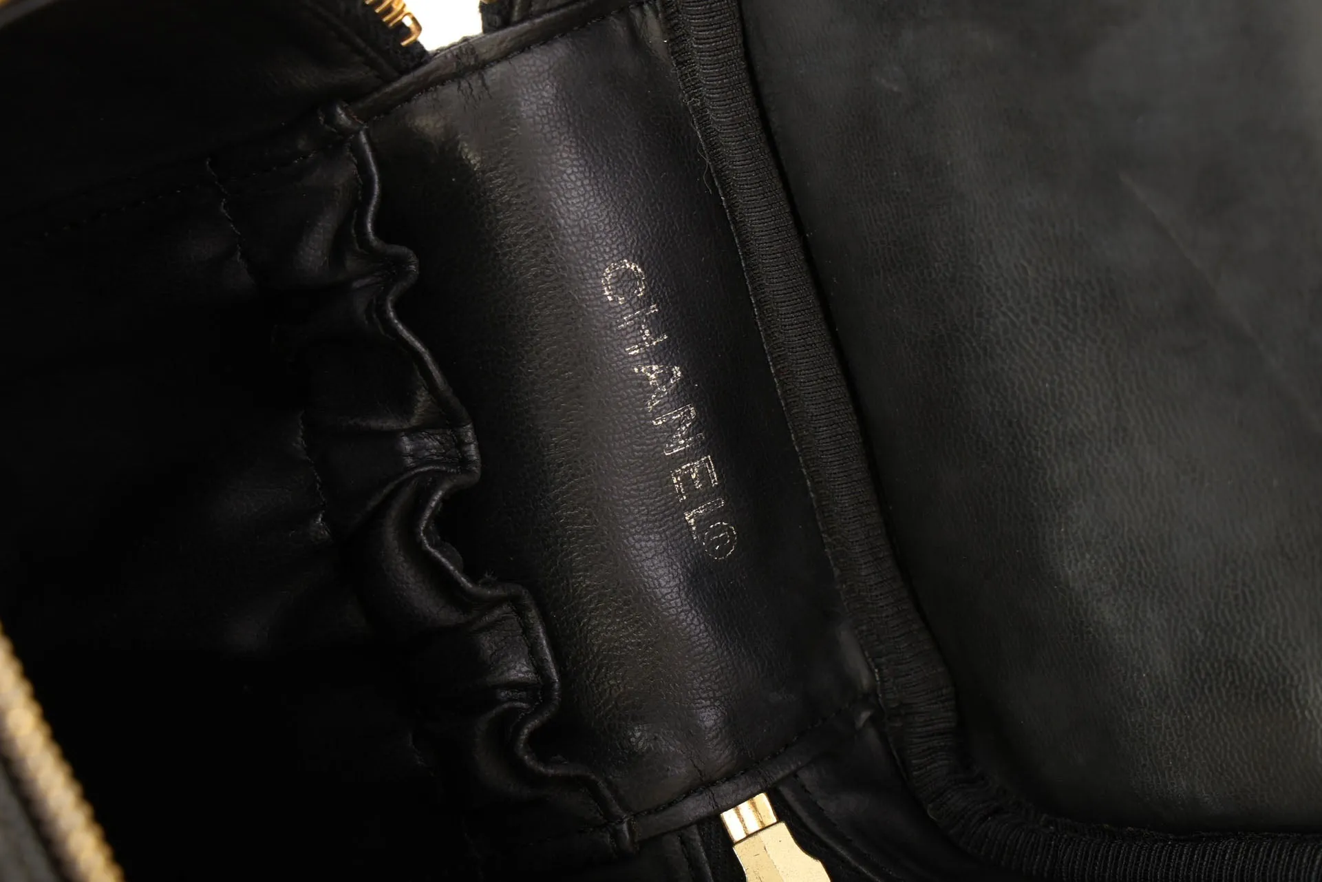 Chanel 1994 Caviar Vanity Bag w/ Chain