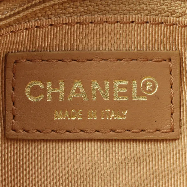 Chanel 2002 Made Big Coco Mark Stitch 2 Way Bag Bronze