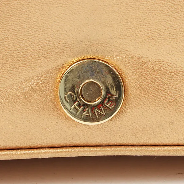 Chanel 2002 Made Big Coco Mark Stitch 2 Way Bag Bronze