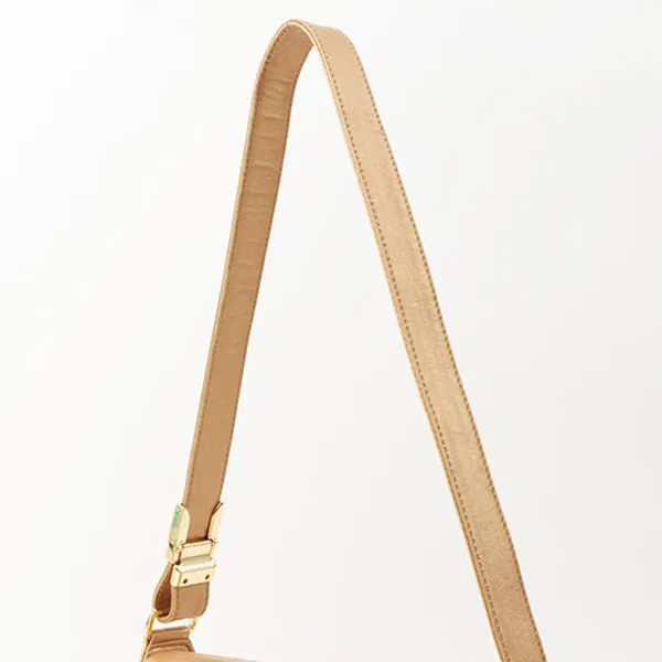 Chanel 2002 Made Big Coco Mark Stitch 2 Way Bag Bronze