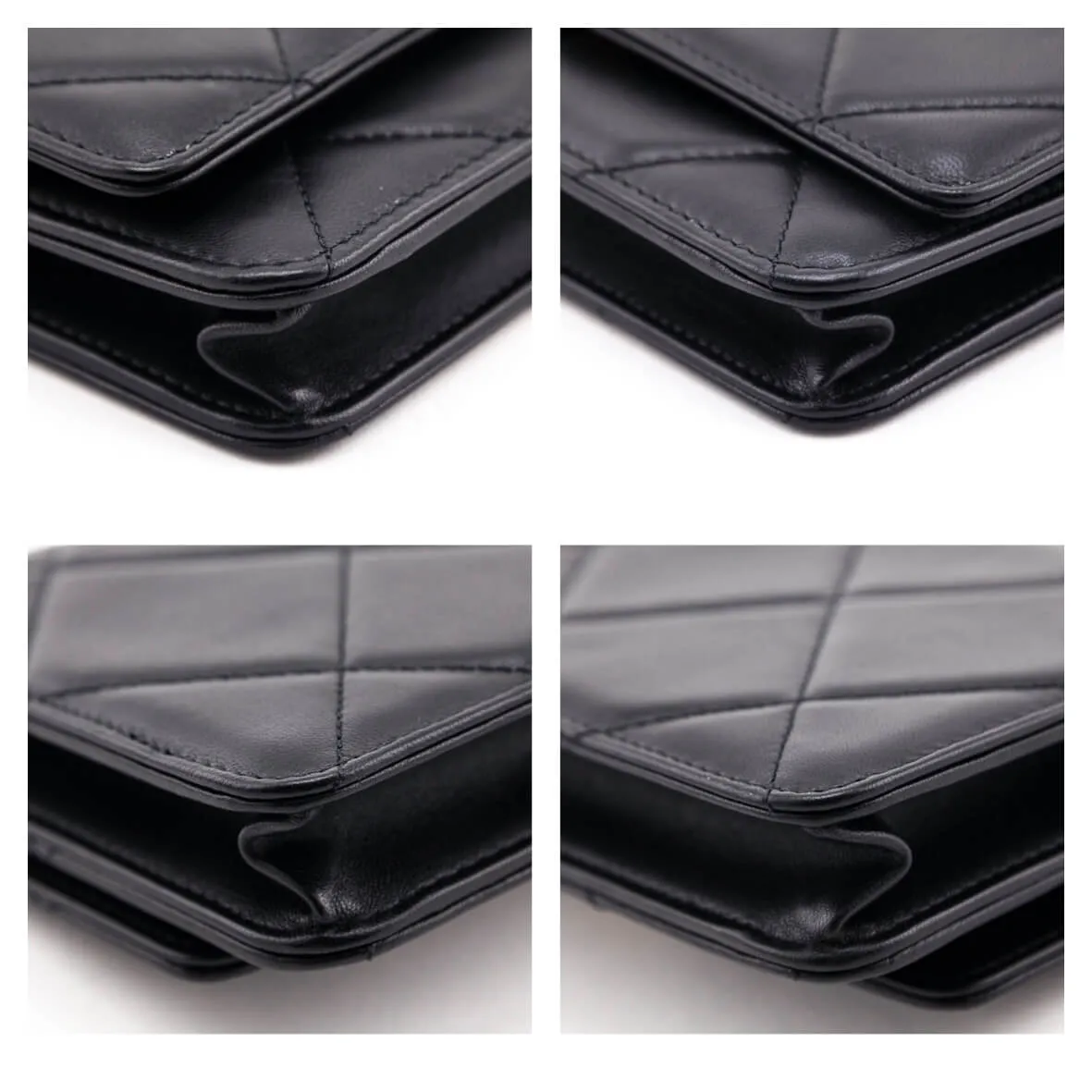 Chanel Black Quilted Lambskin Trendy CC Wallet On Chain