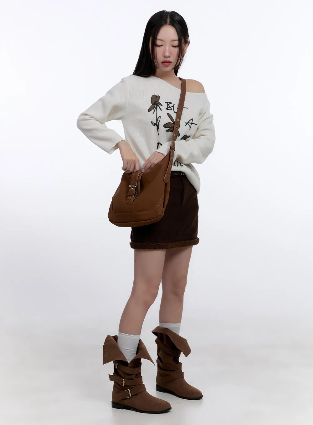 Chic Buckle Crossbody Bag CJ511