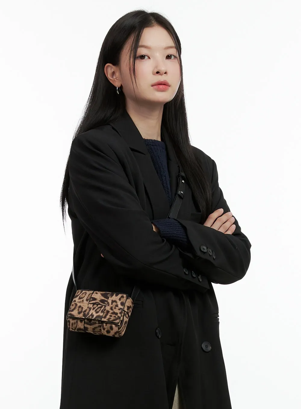 Chic Leopard Print Crossbody Bag ON408