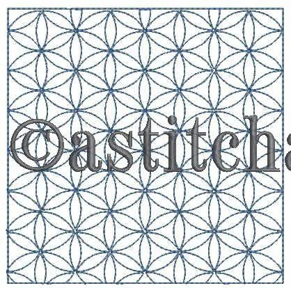 Japanese Sashiko Quilt Blocks and Tote Bag