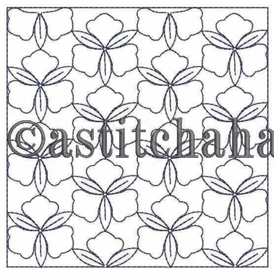 Kikko Sashiko Quilt Blocks and Tote Bag