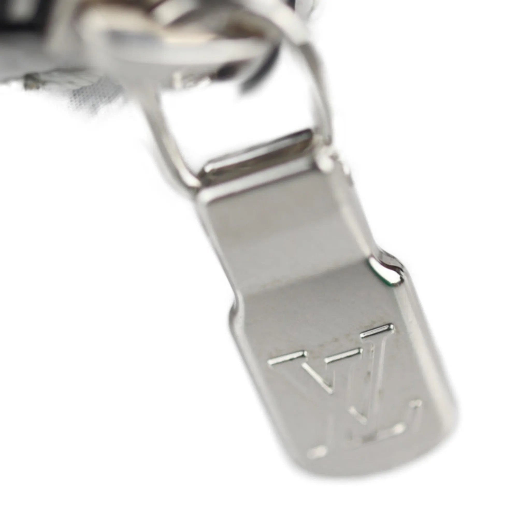 LOUIS VUITTON Bijou Sac Neo Discovery Taigarama Keychain M69318 Taiga PVC Antarctica Bag Charm Mini Rucksack Backpack