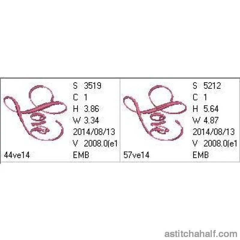 Love monogram