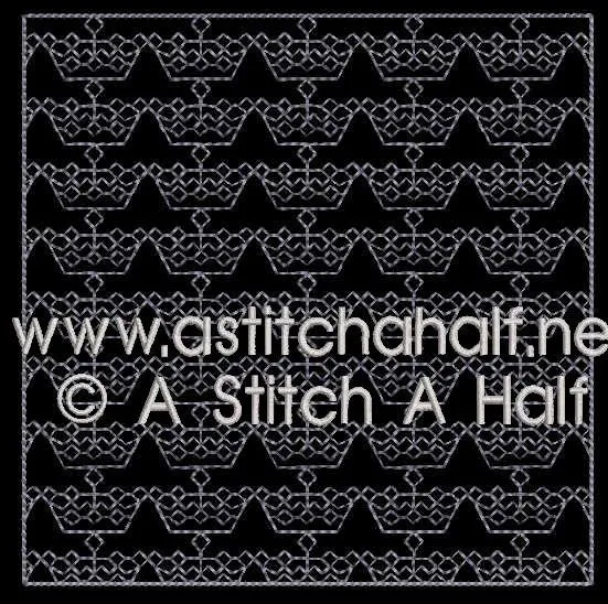 Luciana Spanish Blackwork Quilt Blocks and Tote Bag