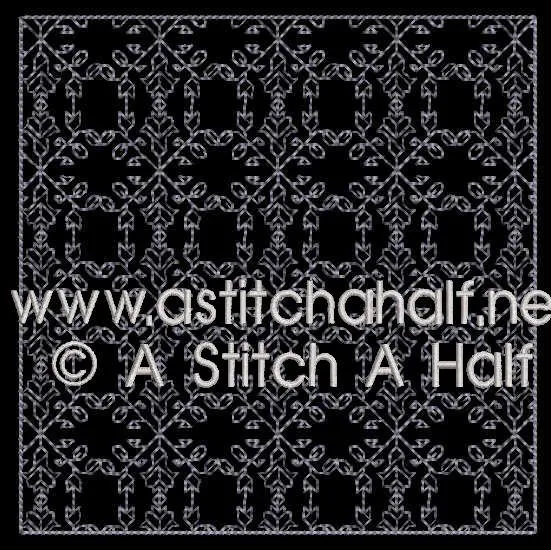 Luciana Spanish Blackwork Quilt Blocks and Tote Bag