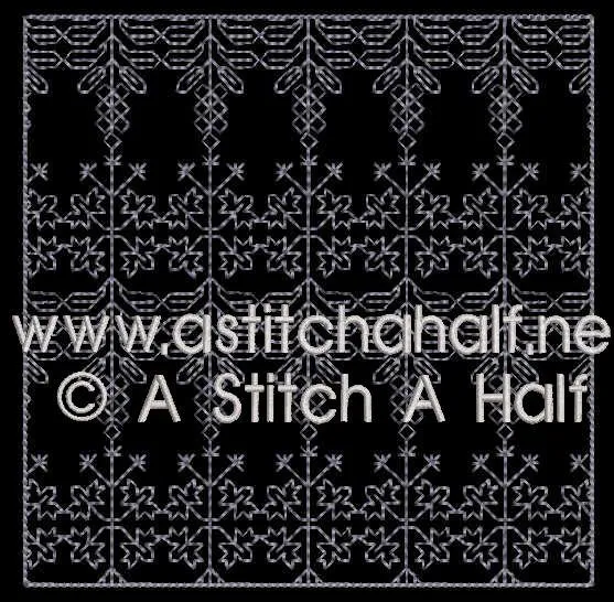 Luciana Spanish Blackwork Quilt Blocks and Tote Bag