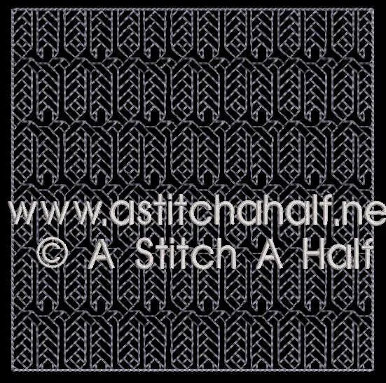 Luciana Spanish Blackwork Quilt Blocks and Tote Bag