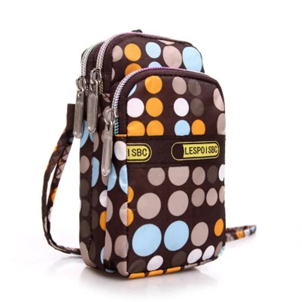 Multi-color Floral Printed Wrist Bag Phone Bag