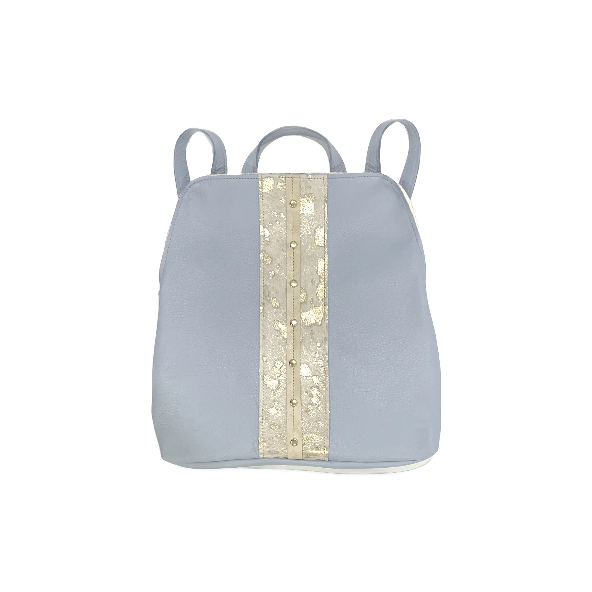 Riley Backpack In Chambray Leather (Pre Made)