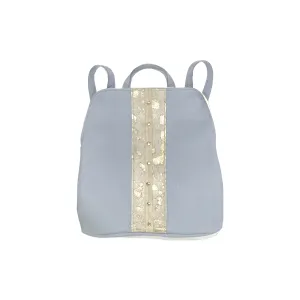 Riley Backpack In Chambray Leather (Pre Made)
